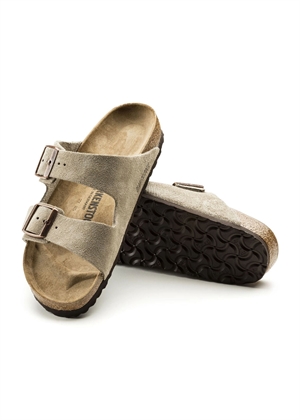 Arizona suede sandal Taupe Birkenstock